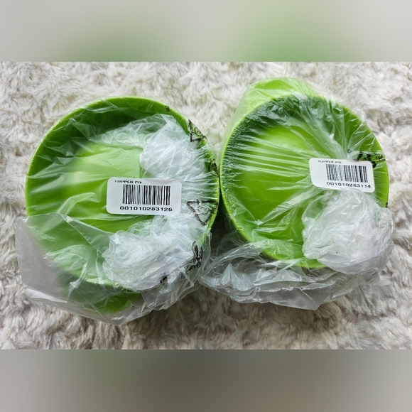 Tupperware Mini Pastry Press, Pie, 2 Pack, Lime Green, Star, NWT - Picture 6 of 11